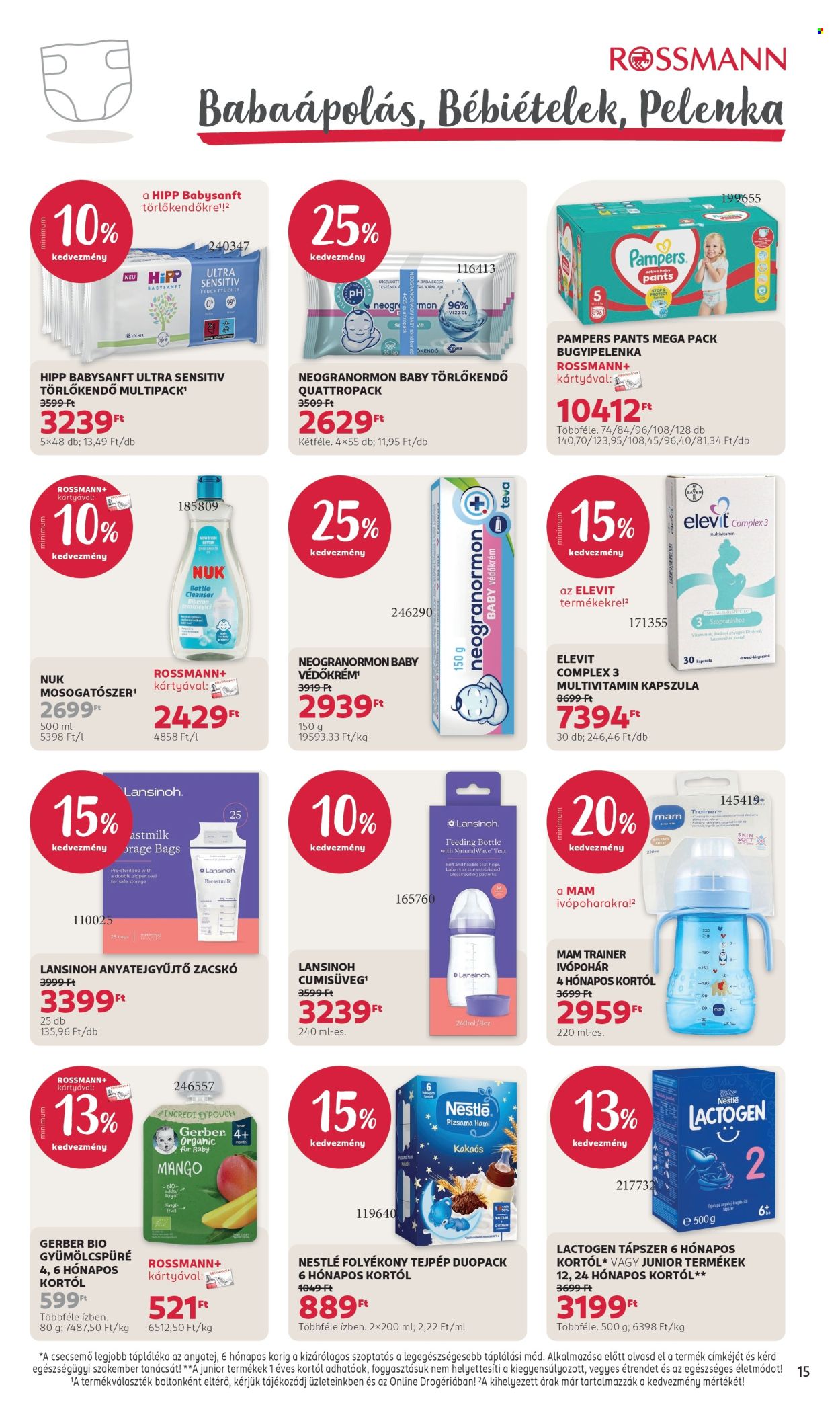 Rossmann akciós újságok - 2026.03.30 - 2026.04.10. Oldal 17