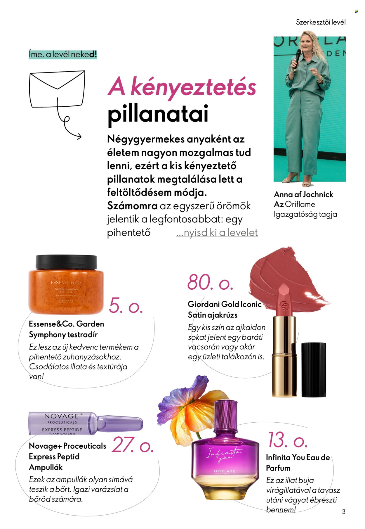 Oriflame akciós újságok - 2026.03.25 - 2026.04.14. Oldal 3
