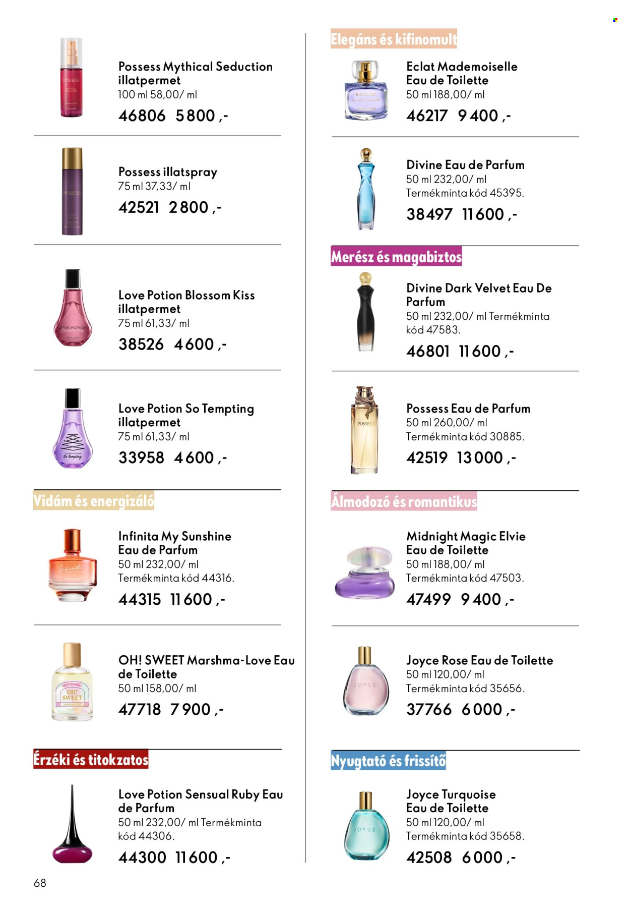 Oriflame akciós újságok - 2026.03.25 - 2026.04.14. Oldal 68