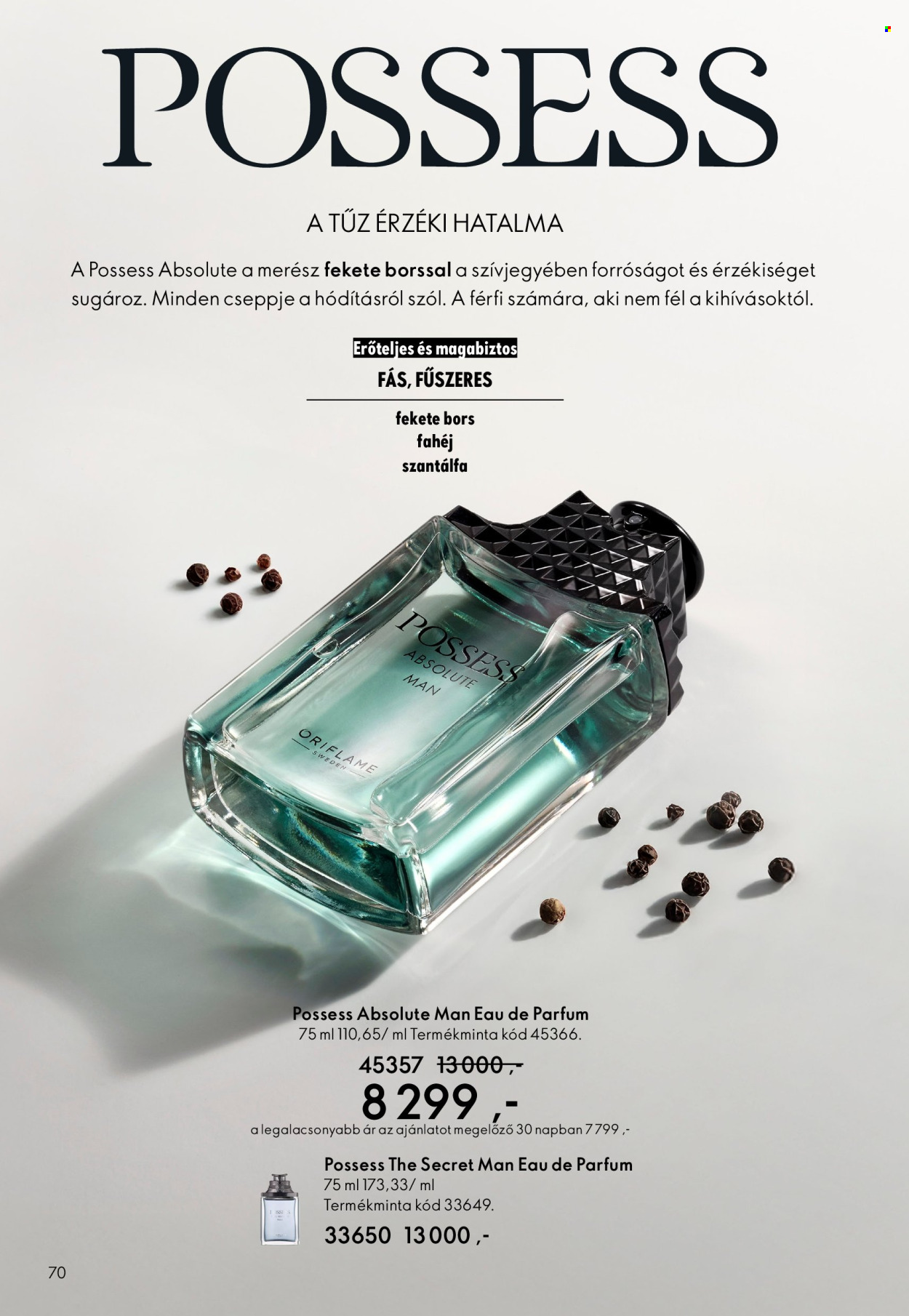 Oriflame akciós újságok - 2026.03.25 - 2026.04.14. Oldal 70