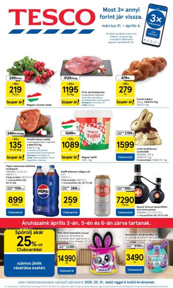 Újság TESCO - 2026.03.31 - 2026.04.06.