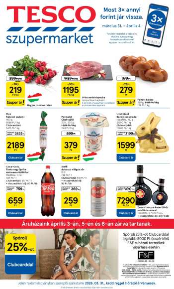 Újság TESCO - 2026.03.31 - 2026.04.06.