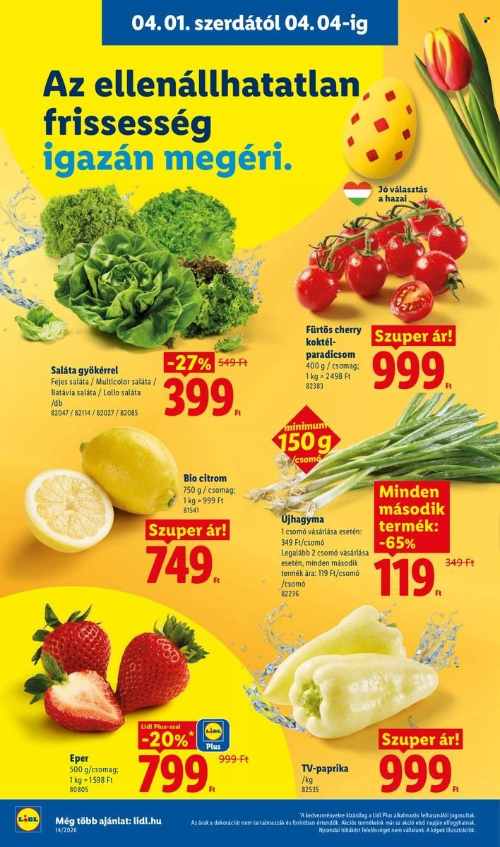 Lidl akciós újságok - 2026.04.02 - 2026.04.08. Oldal 4