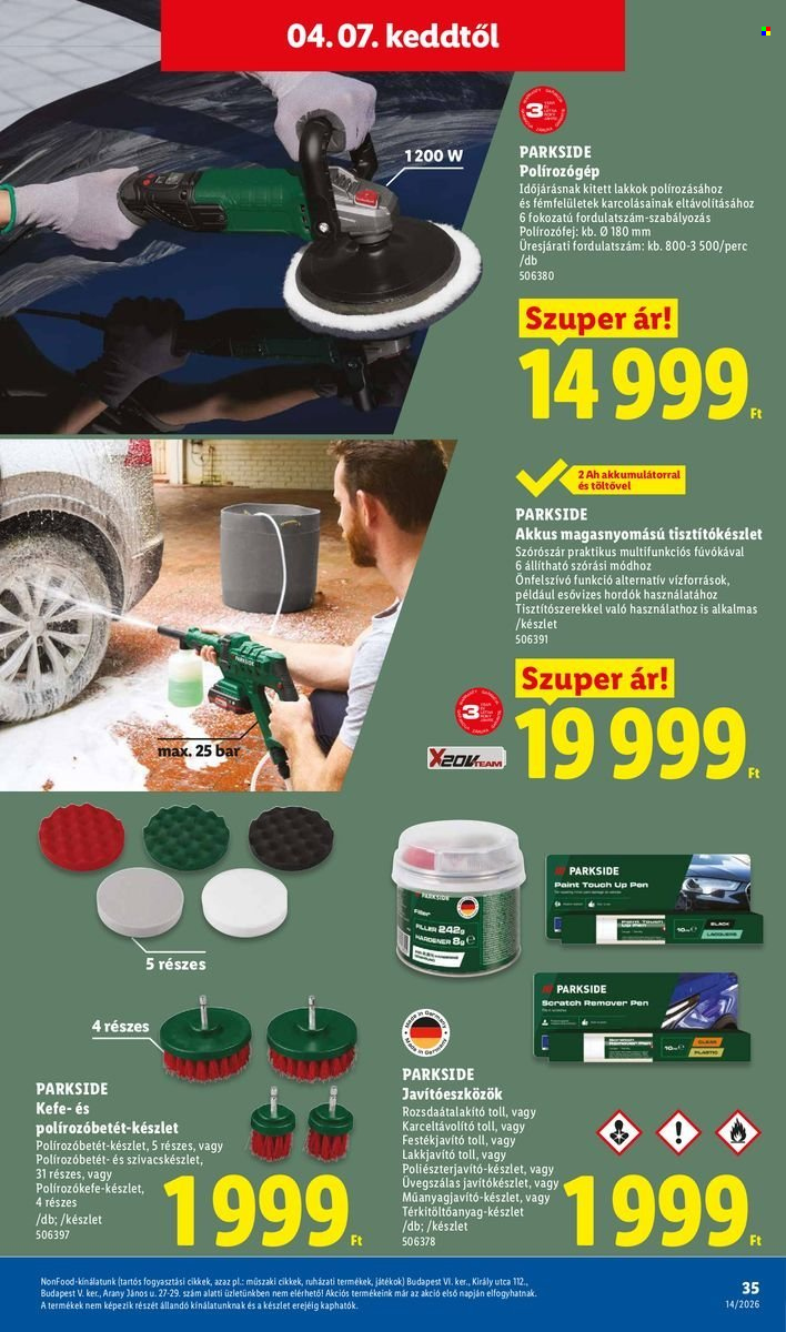 Lidl akciós újságok - 2026.04.02 - 2026.04.08. Oldal 35