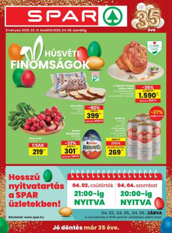 Újság SPAR - 2026.03.31 - 2026.04.08.