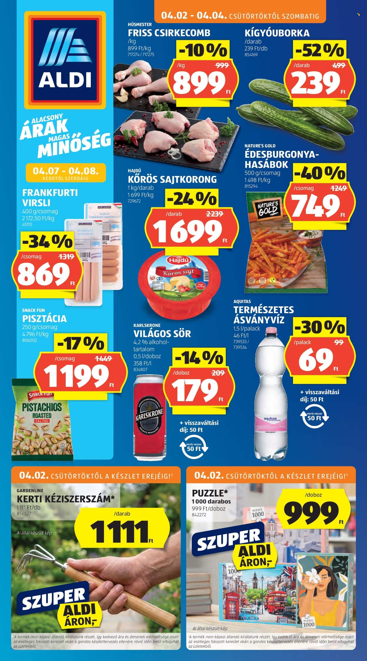 Aldi akciós újságok - 2026.04.02 - 2026.04.08. Oldal 1