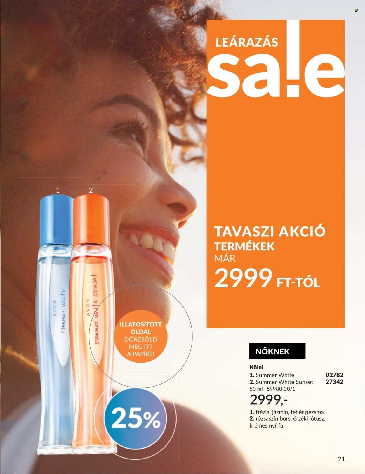 Avon akciós újságok - 2026.04.01 - 2026.04.30. Oldal 21