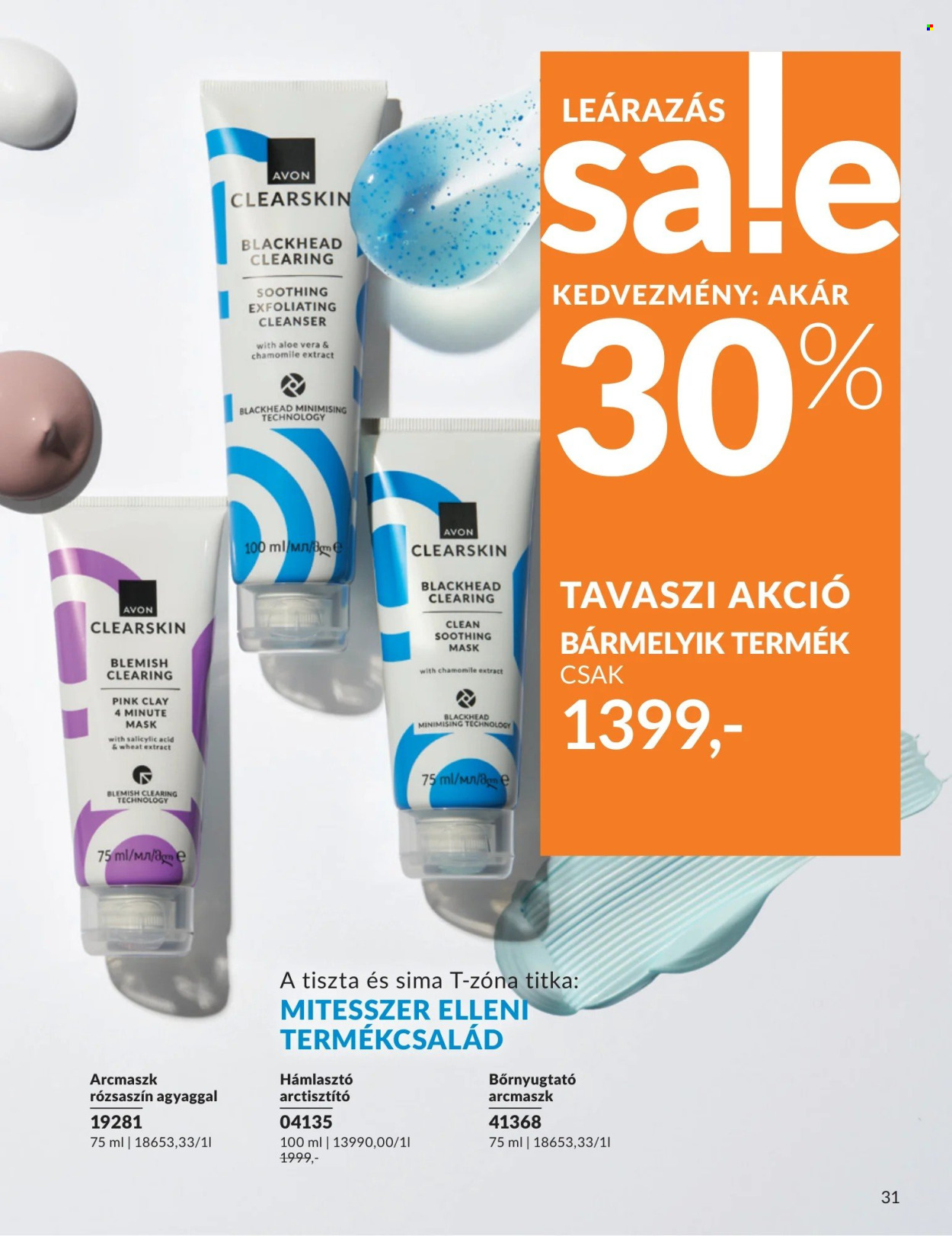 Avon akciós újságok - 2026.04.01 - 2026.04.30. Oldal 31