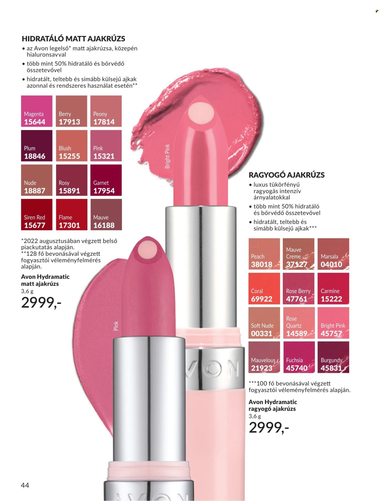 Avon akciós újságok - 2026.04.01 - 2026.04.30. Oldal 44