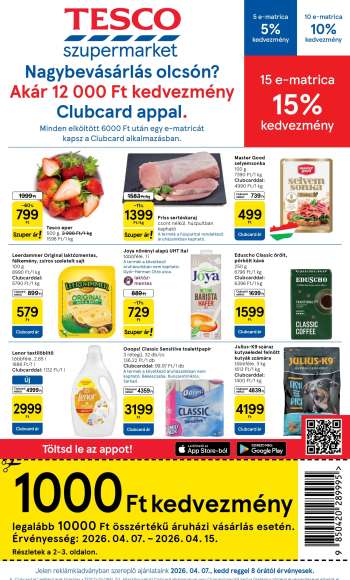 Újság TESCO - 2026.04.07 - 2026.04.13.