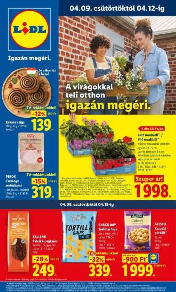 Újság Lidl - 2026.04.09 - 2026.04.15.