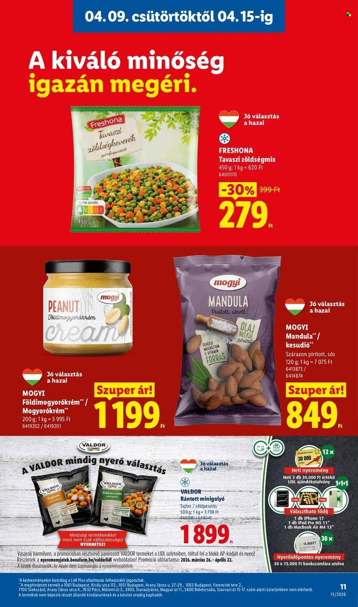 Lidl akciós újságok - 2026.04.09 - 2026.04.15. Oldal 11