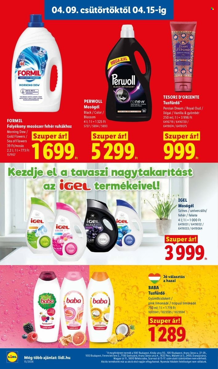 Lidl akciós újságok - 2026.04.09 - 2026.04.15. Oldal 16
