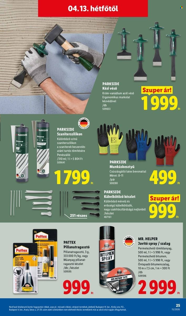 Lidl akciós újságok - 2026.04.09 - 2026.04.15. Oldal 25