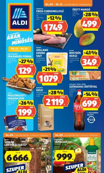 Újság Aldi - 2026.04.09 - 2026.04.15.