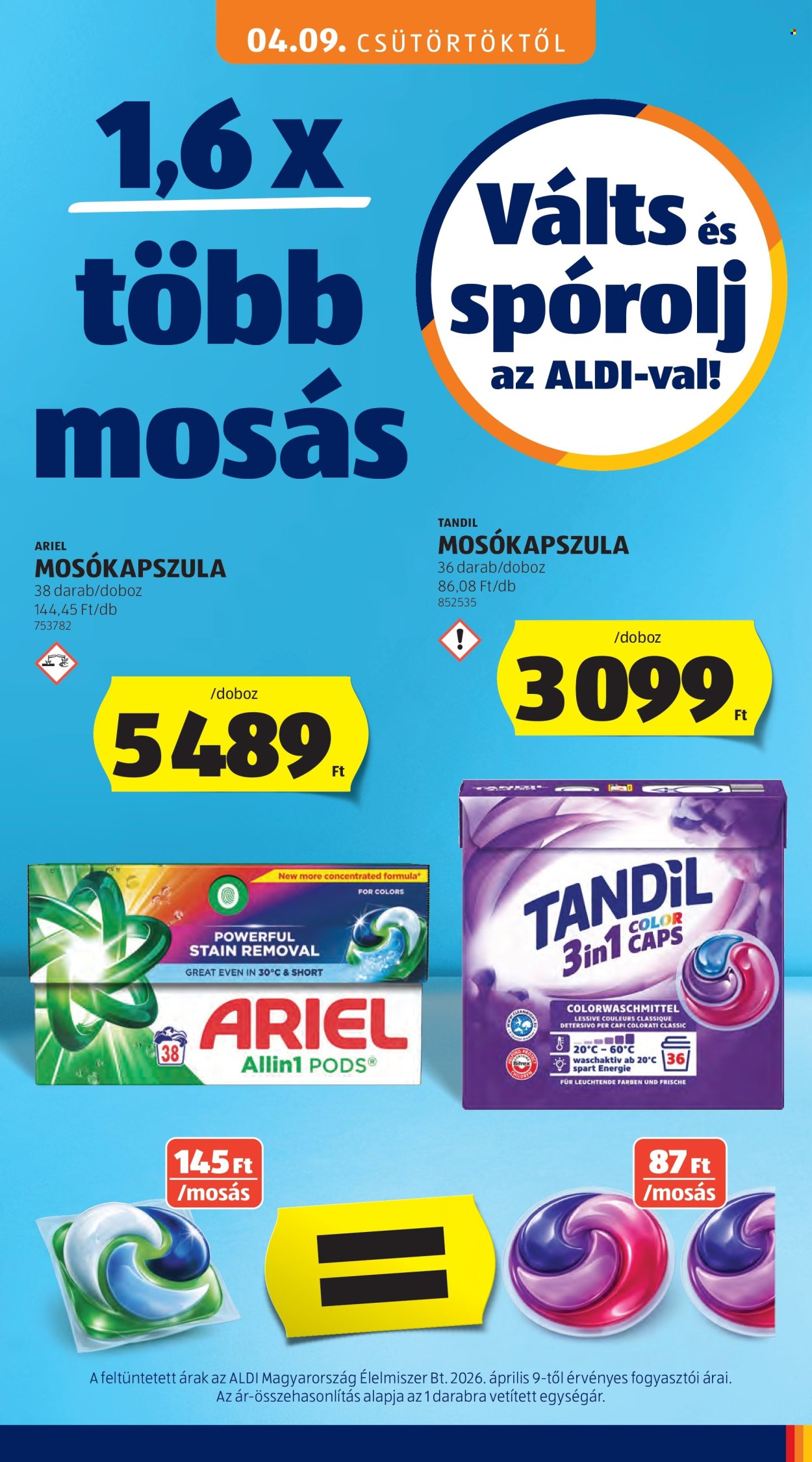Aldi akciós újságok - 2026.04.09 - 2026.04.15. Oldal 21