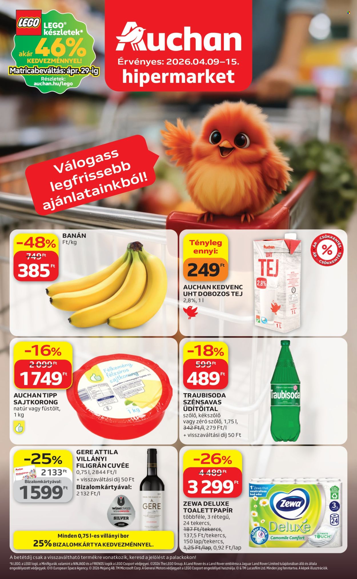 Auchan akciós újságok - 2026.04.09 - 2026.04.15. Oldal 1