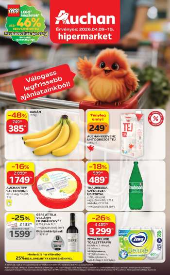 Újság Auchan - 2026.04.09 - 2026.04.15.