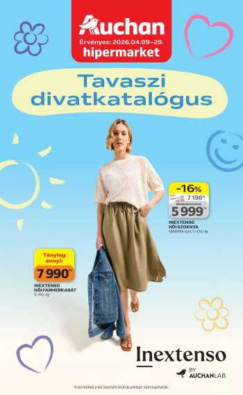 Újság Auchan - 2026.04.09 - 2026.04.29.