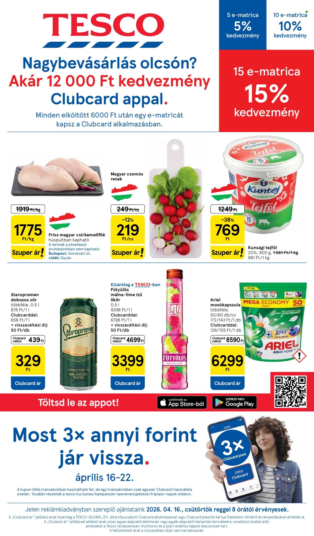 TESCO akciós újságok - 2026.04.16 - 2026.04.22. Oldal 1