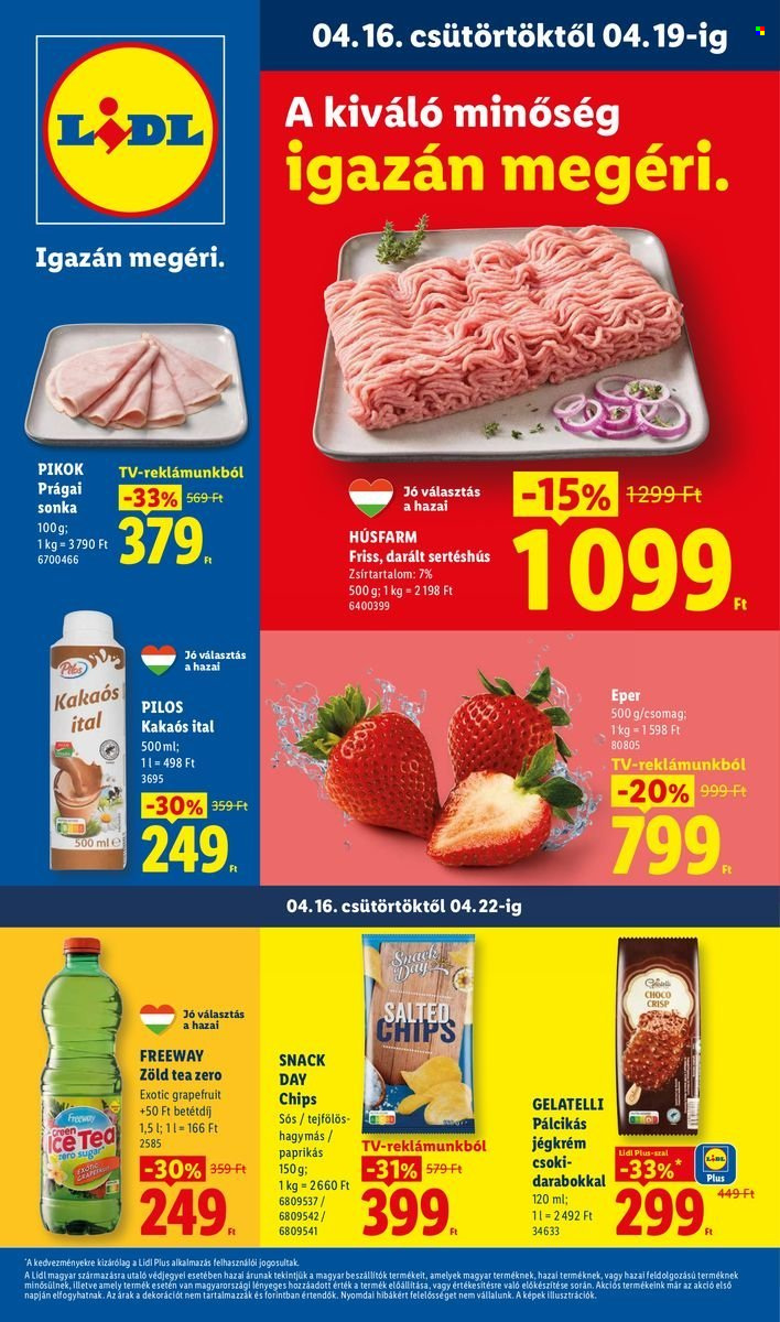 Lidl akciós újságok - 2026.04.16 - 2026.04.22. Oldal 1