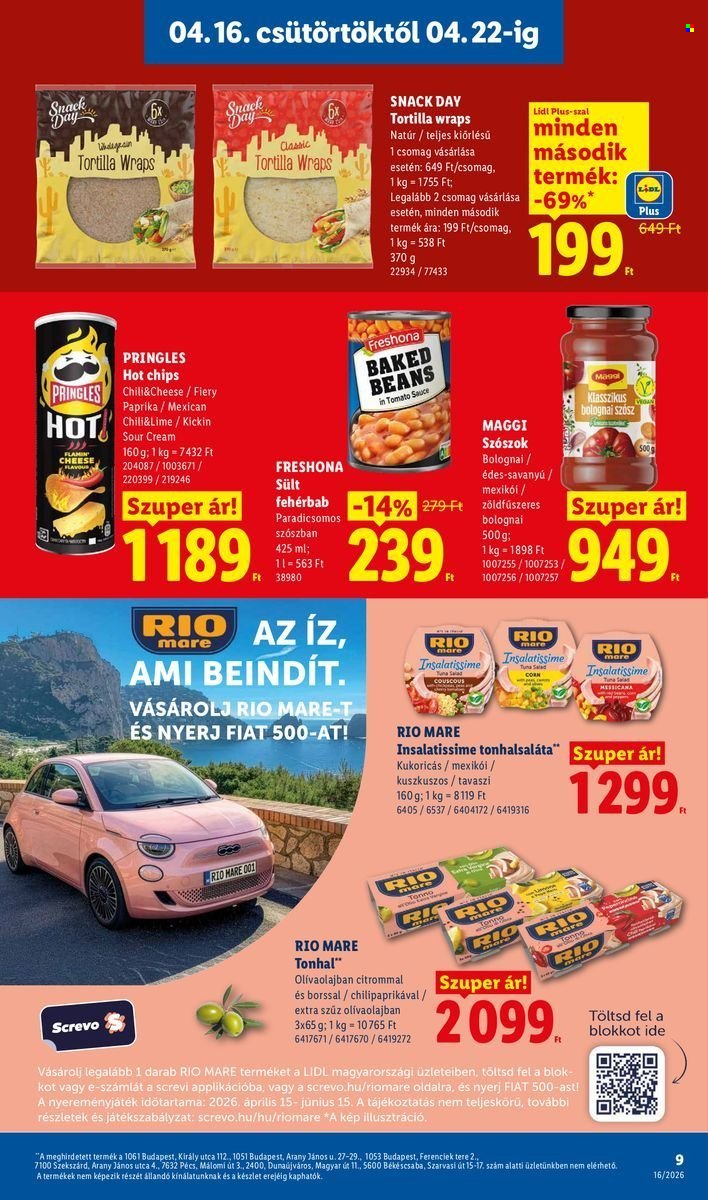 Lidl akciós újságok - 2026.04.16 - 2026.04.22. Oldal 9