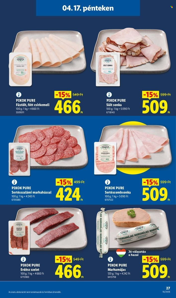 Lidl akciós újságok - 2026.04.16 - 2026.04.22. Oldal 27