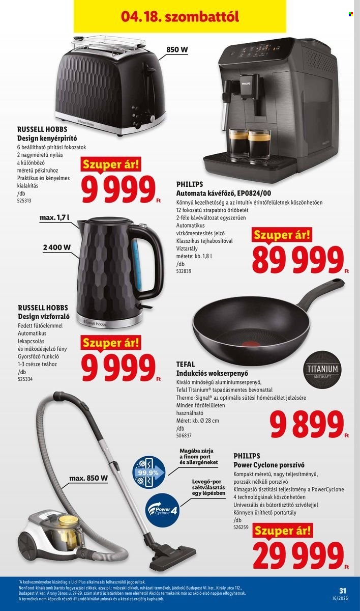 Lidl akciós újságok - 2026.04.16 - 2026.04.22. Oldal 31