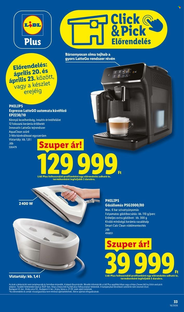 Lidl akciós újságok - 2026.04.16 - 2026.04.22. Oldal 33