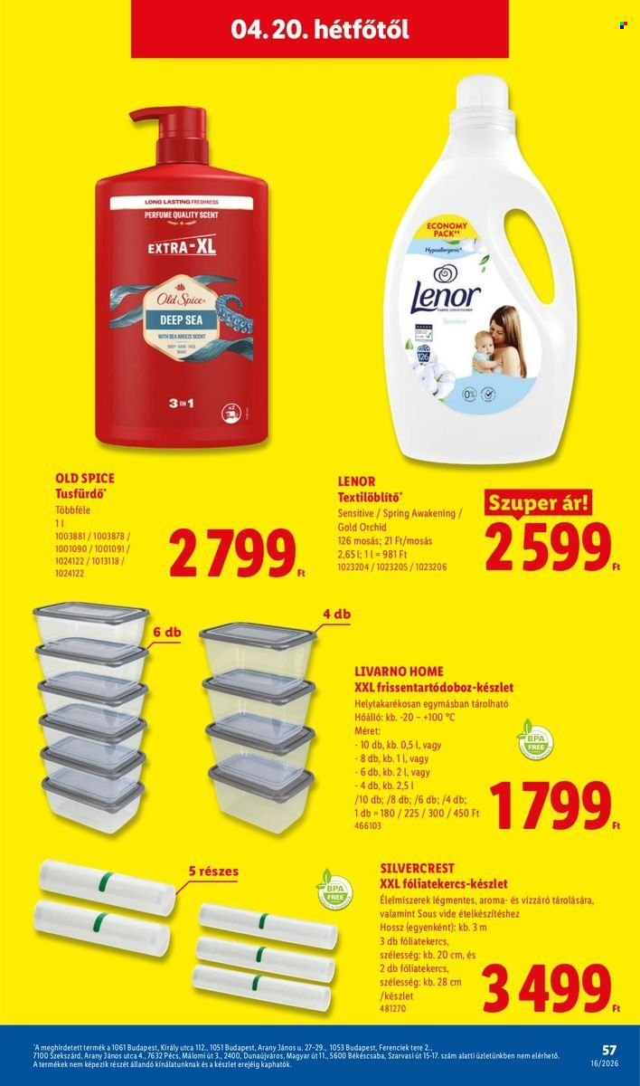 Lidl akciós újságok - 2026.04.16 - 2026.04.22. Oldal 57