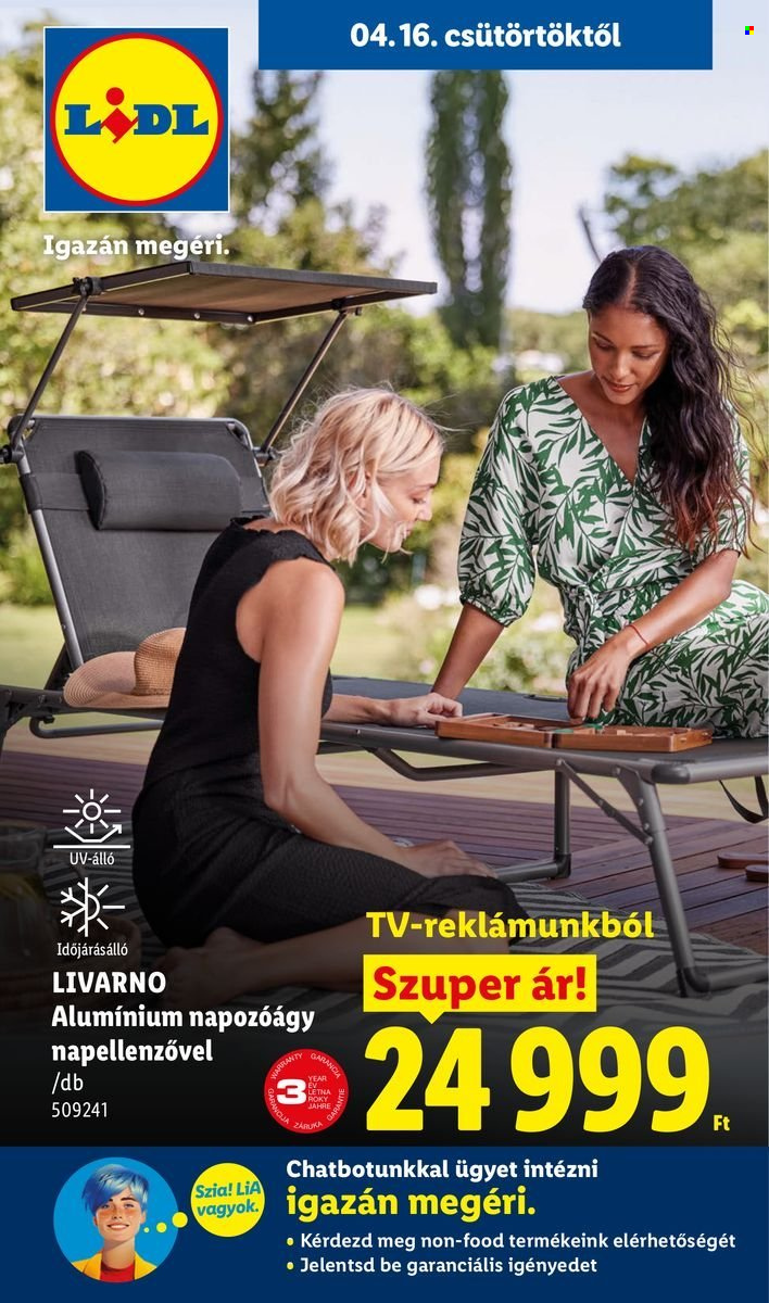 Lidl akciós újságok - 2026.04.16 - 2026.04.22. Oldal 1
