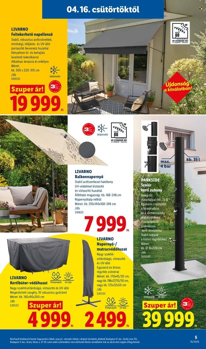 Lidl akciós újságok - 2026.04.16 - 2026.04.22. Oldal 5