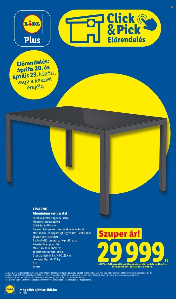 Lidl akciós újságok - 2026.04.16 - 2026.04.22. Oldal 14