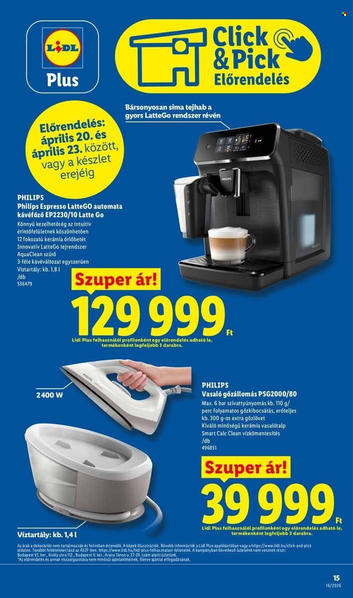 Lidl akciós újságok - 2026.04.16 - 2026.04.22. Oldal 15