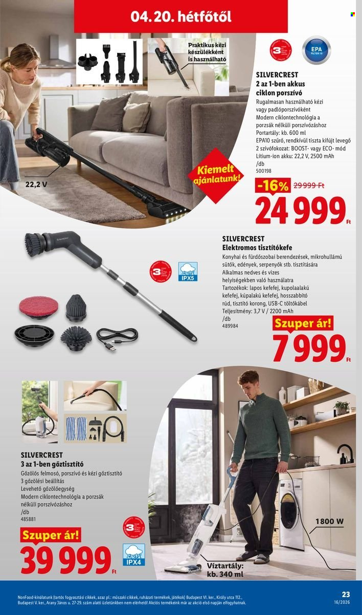 Lidl akciós újságok - 2026.04.16 - 2026.04.22. Oldal 23