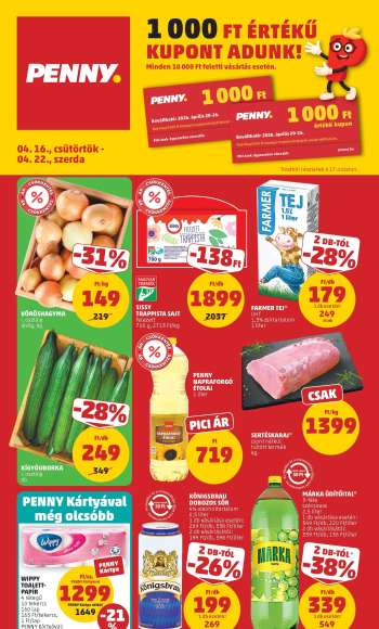 Újság Penny Market - 2026.04.16 - 2026.04.22.