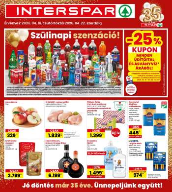 Újság INTERSPAR - 2026.04.16 - 2026.04.22.