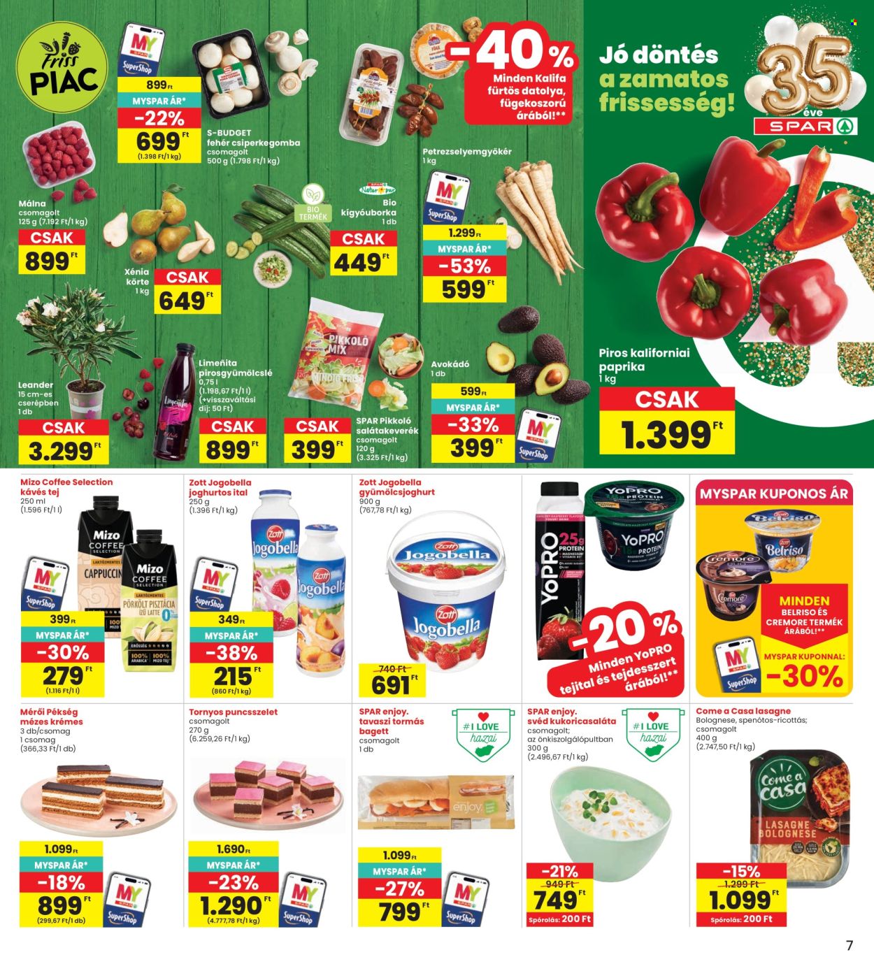 INTERSPAR akciós újságok - 2026.04.16 - 2026.04.22. Oldal 7