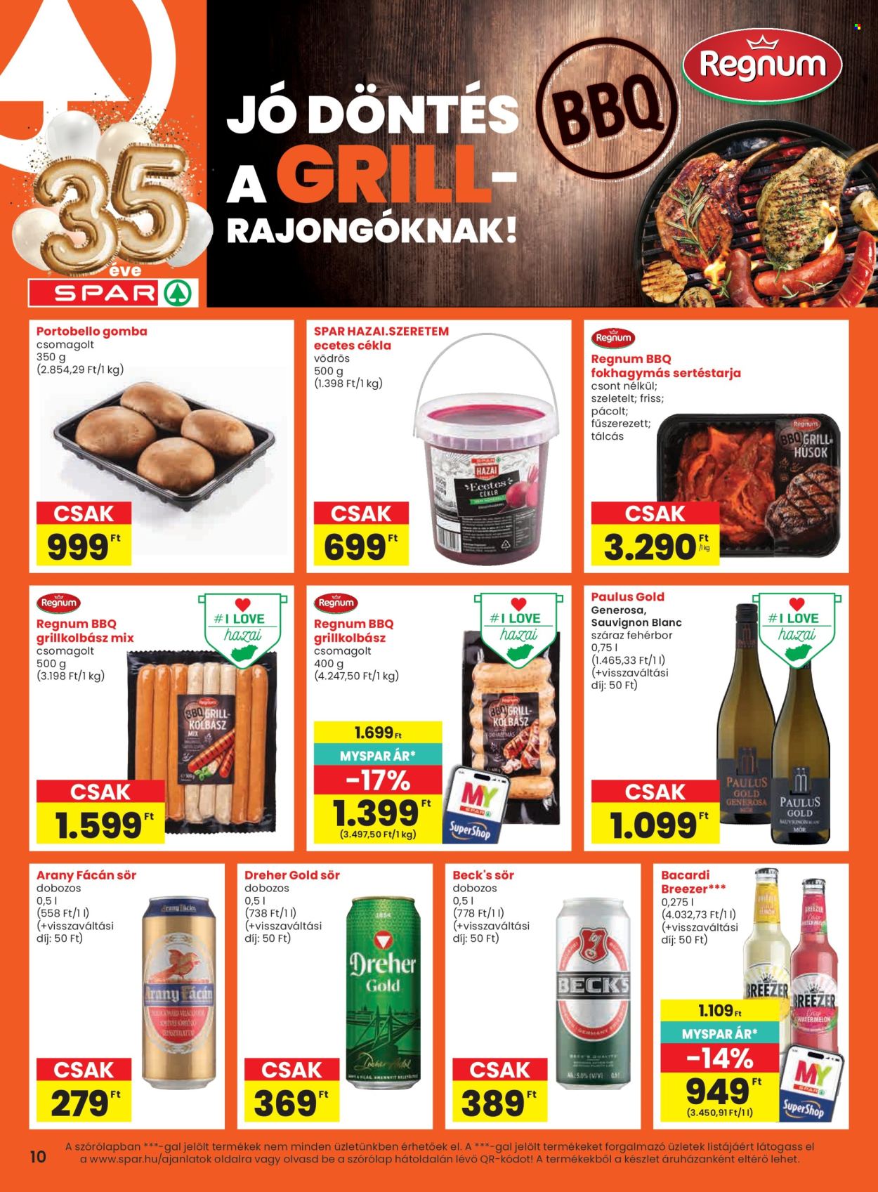 SPAR akciós újságok - 2026.04.16 - 2026.04.22. Oldal 10