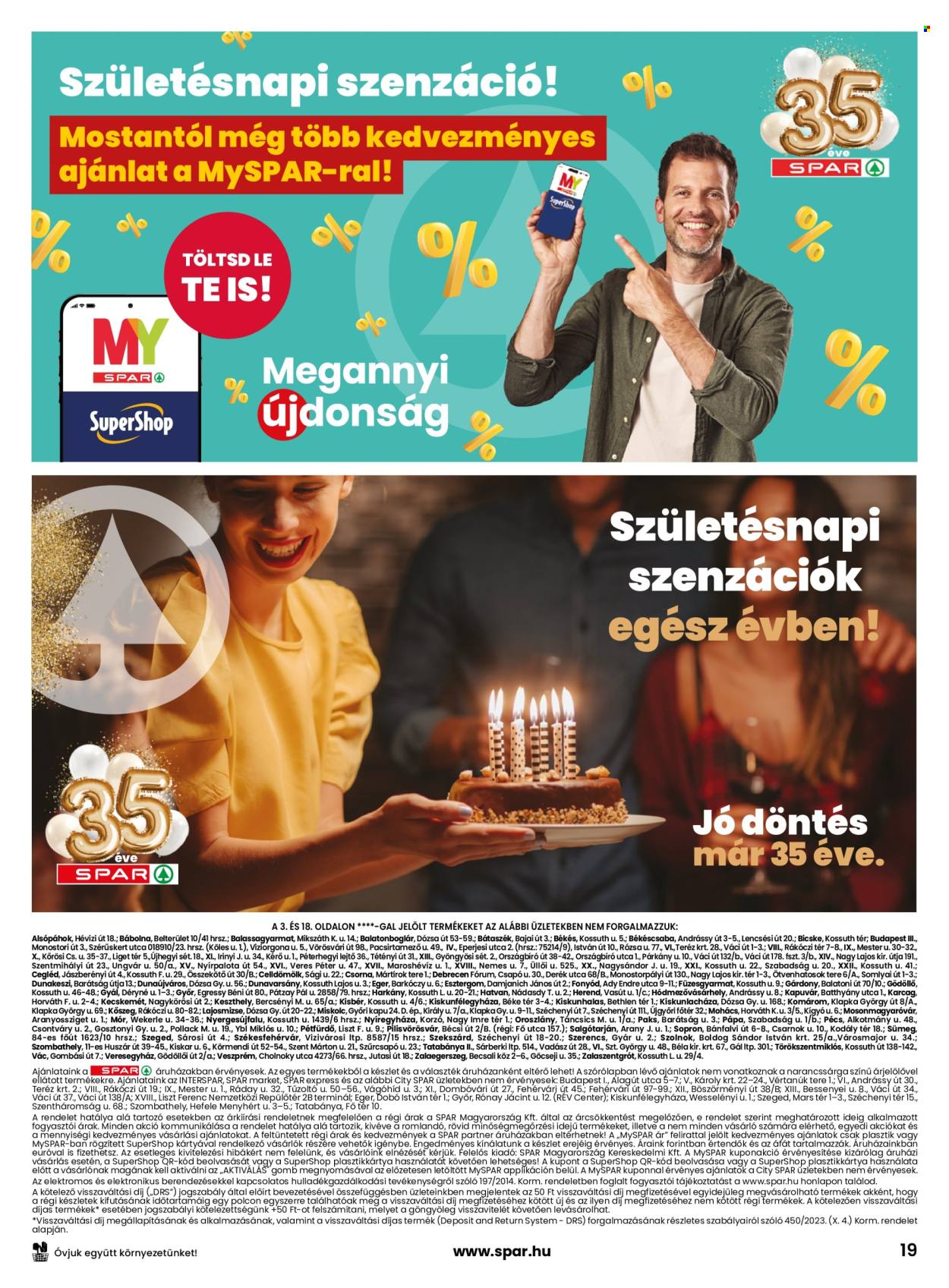 SPAR akciós újságok - 2026.04.16 - 2026.04.22. Oldal 19