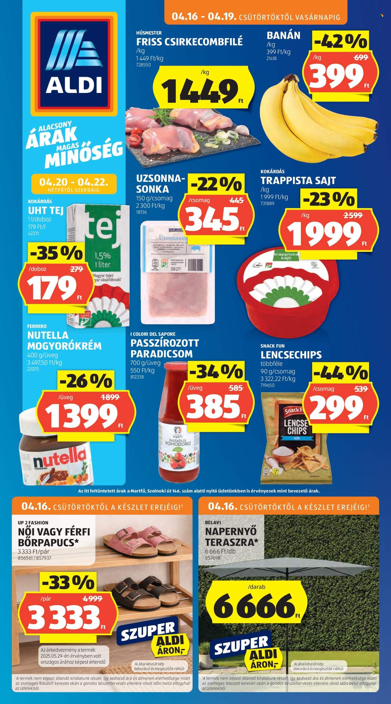 Aldi akciós újságok - 2026.04.16 - 2026.04.22. Oldal 1