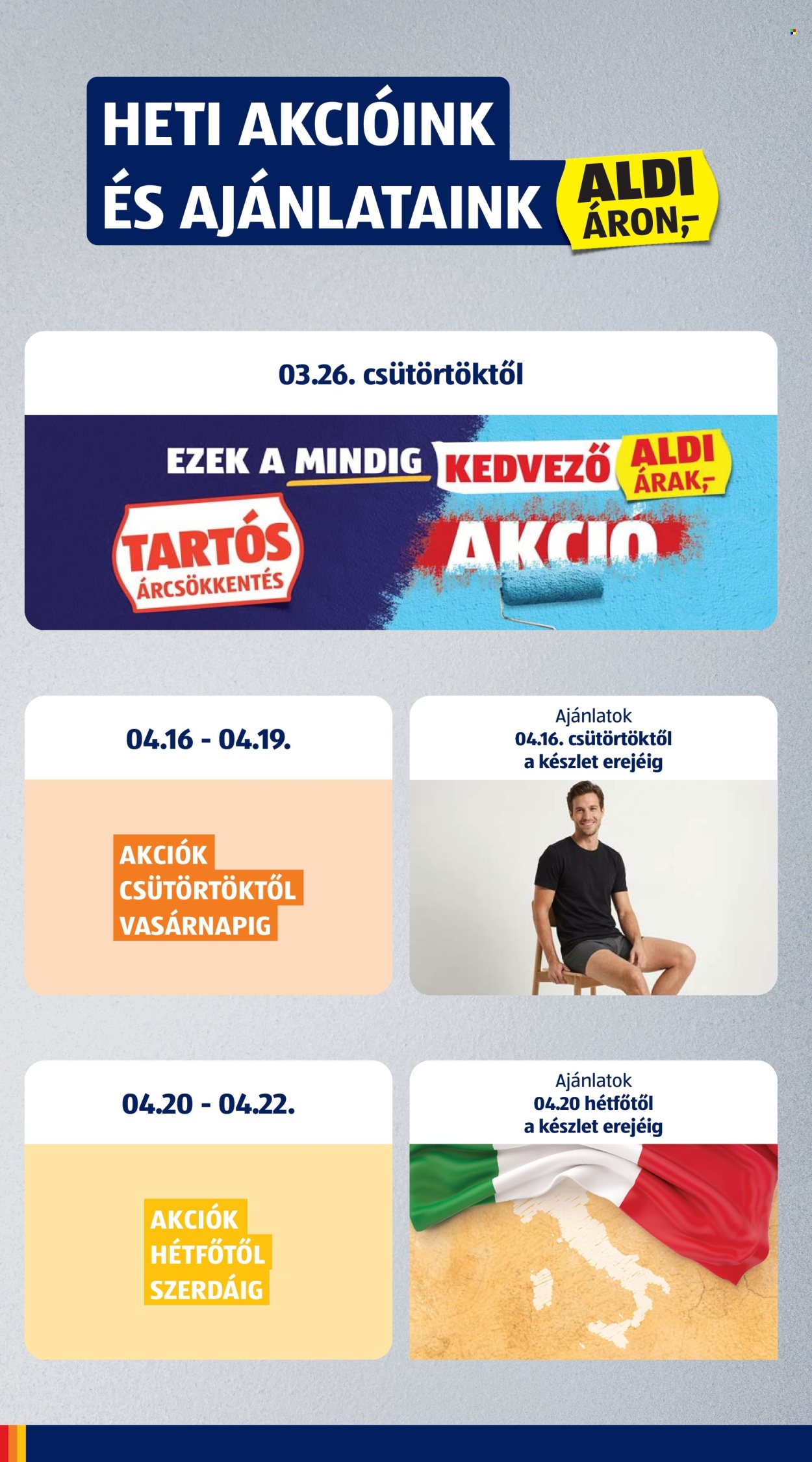 Aldi akciós újságok - 2026.04.16 - 2026.04.22. Oldal 2