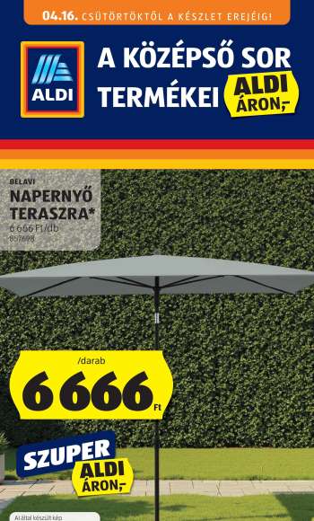 Újság Aldi - 2026.04.16 - 2026.04.22.