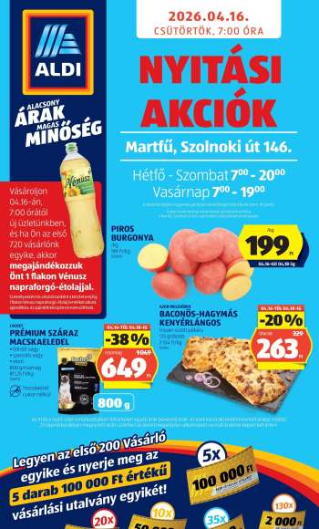 Újság Aldi - 2026.04.16 - 2026.04.22.