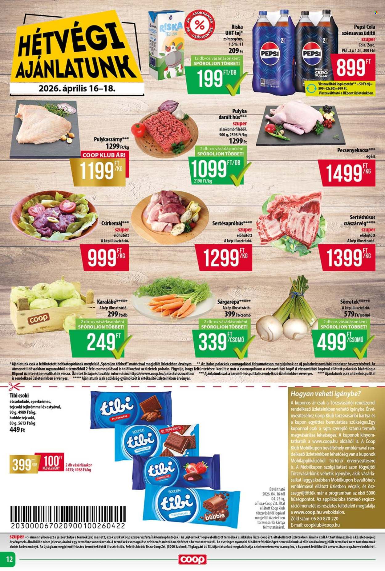 Coop akciós újságok - 2026.04.16 - 2026.04.22. Oldal 12
