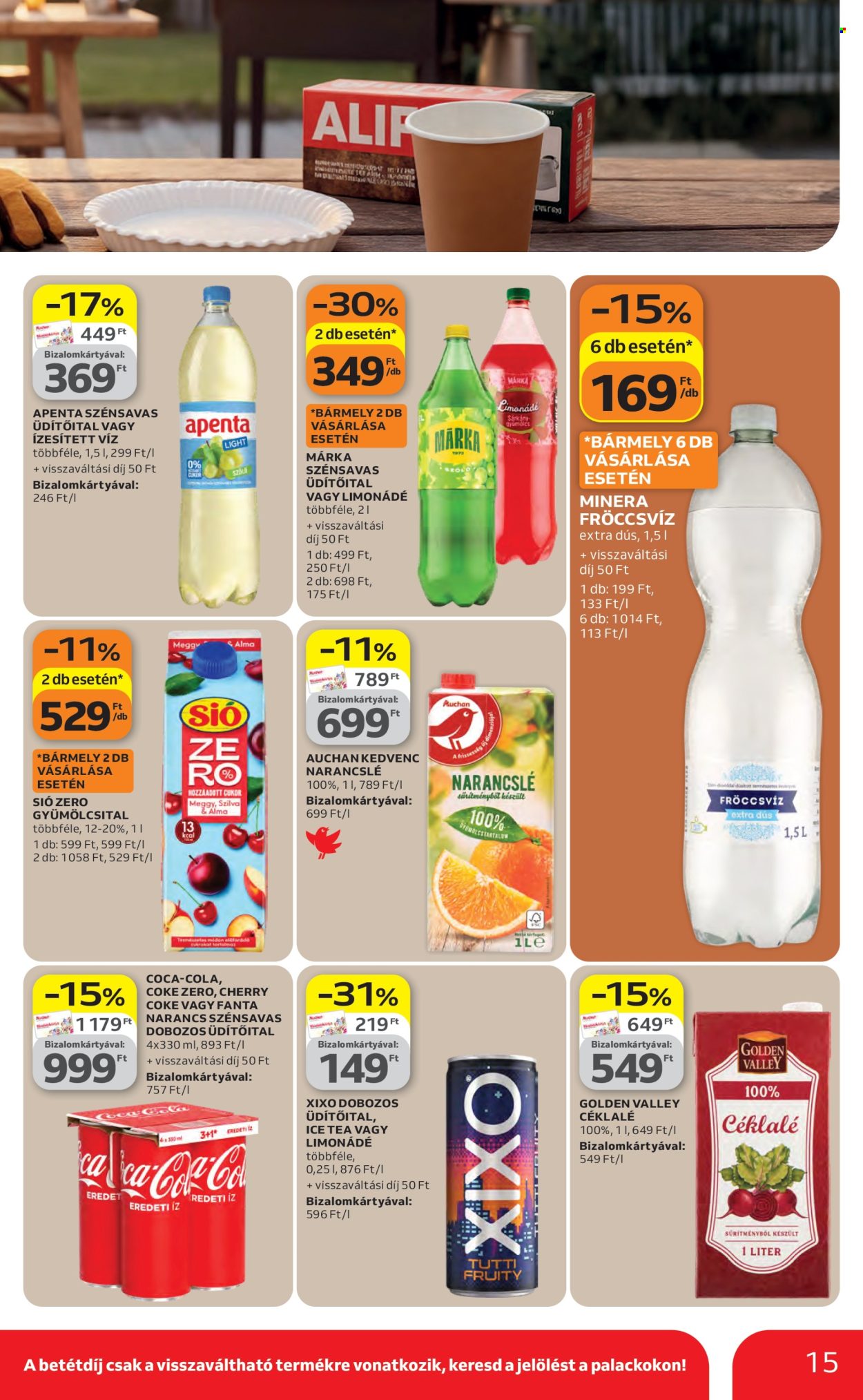 Auchan akciós újságok - 2026.04.16 - 2026.04.22. Oldal 15