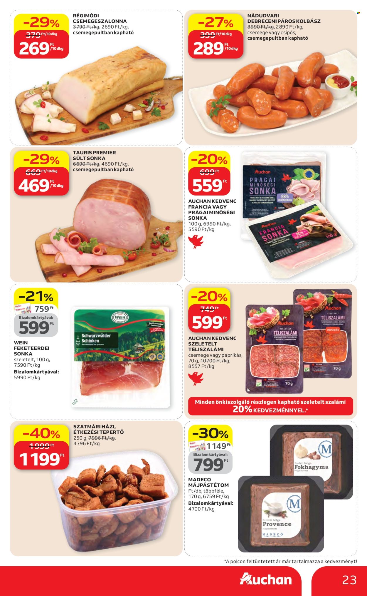 Auchan akciós újságok - 2026.04.16 - 2026.04.22. Oldal 23
