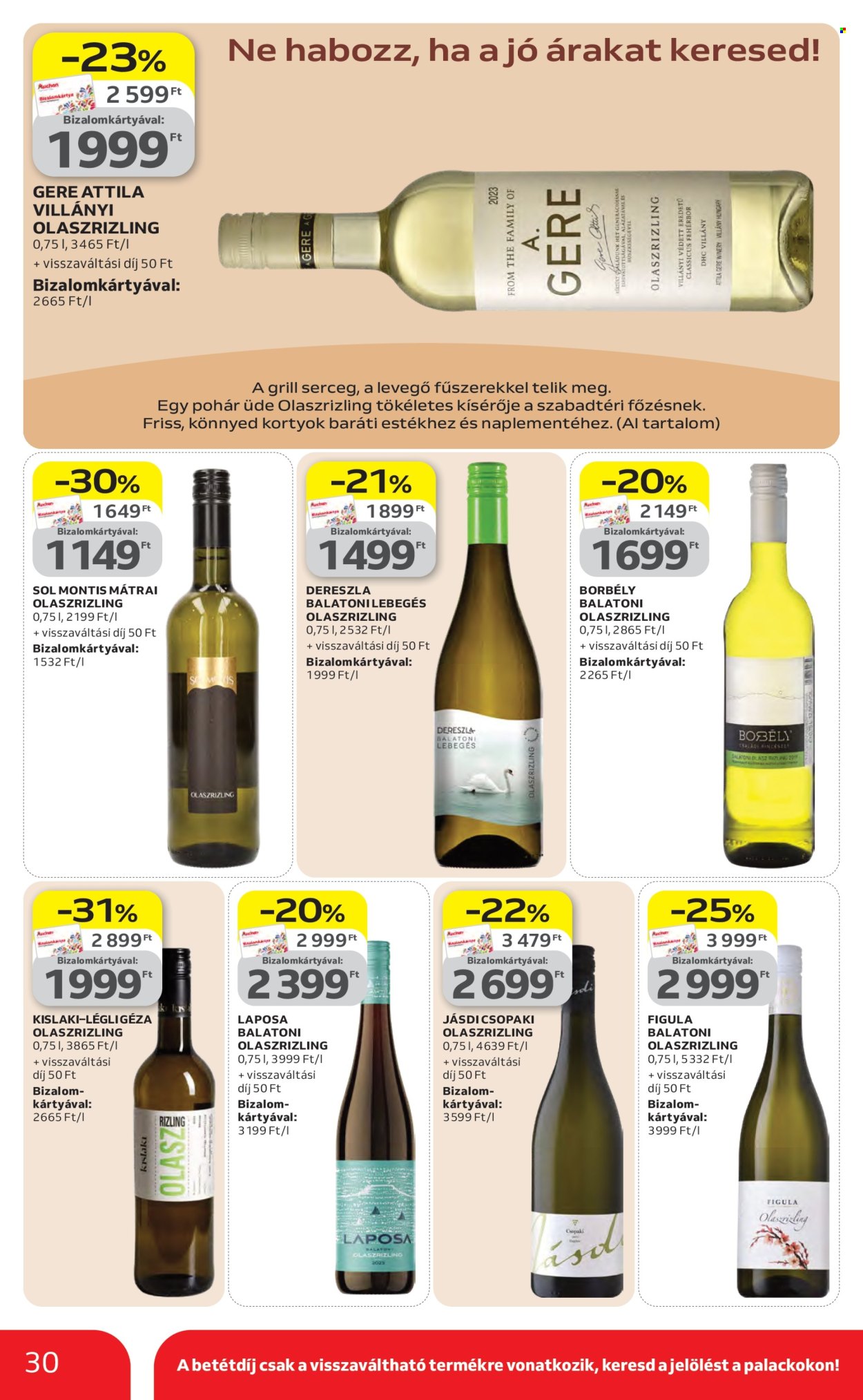 Auchan akciós újságok - 2026.04.16 - 2026.04.22. Oldal 30