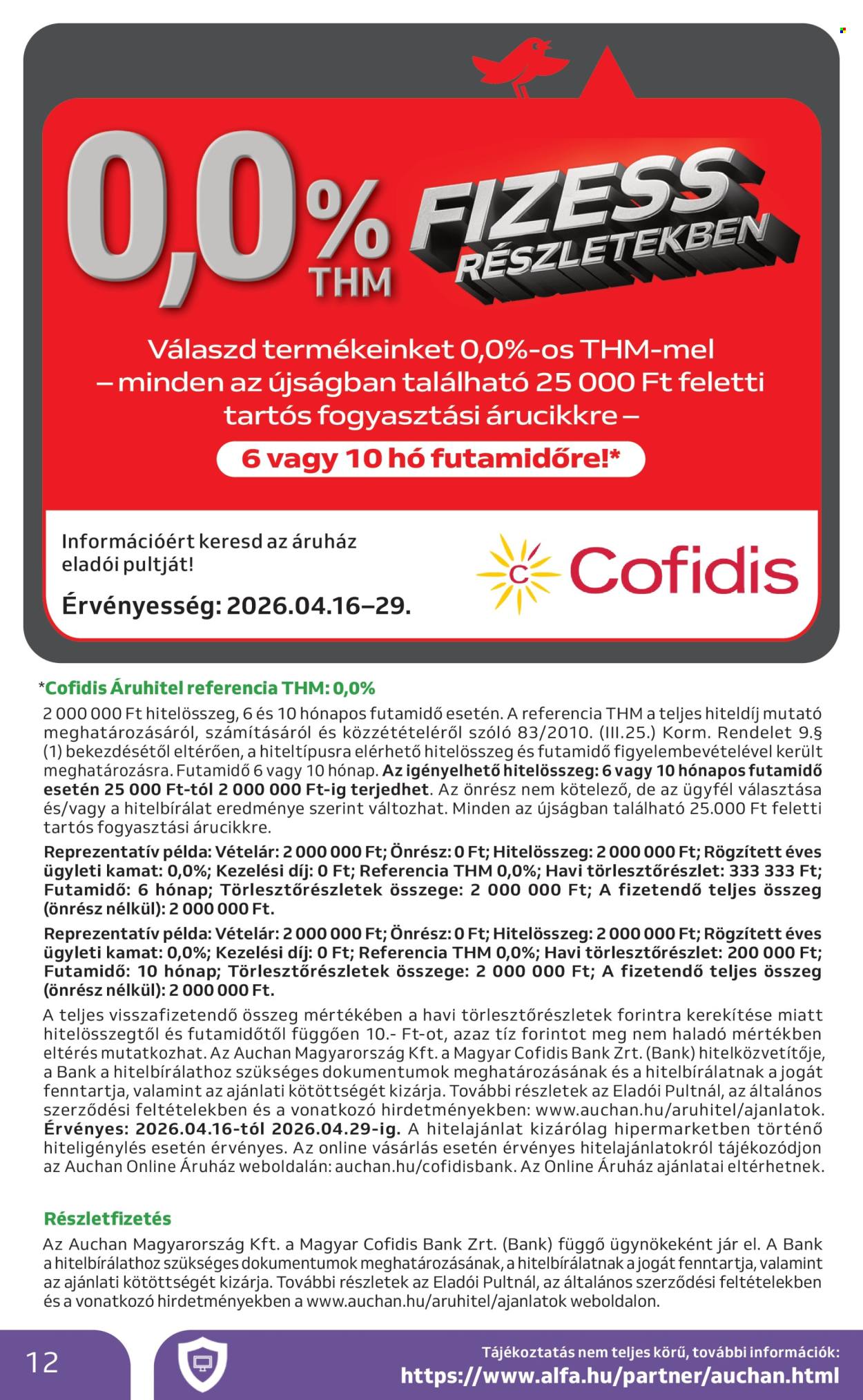 Auchan akciós újságok - 2026.04.16 - 2026.04.29. Oldal 12