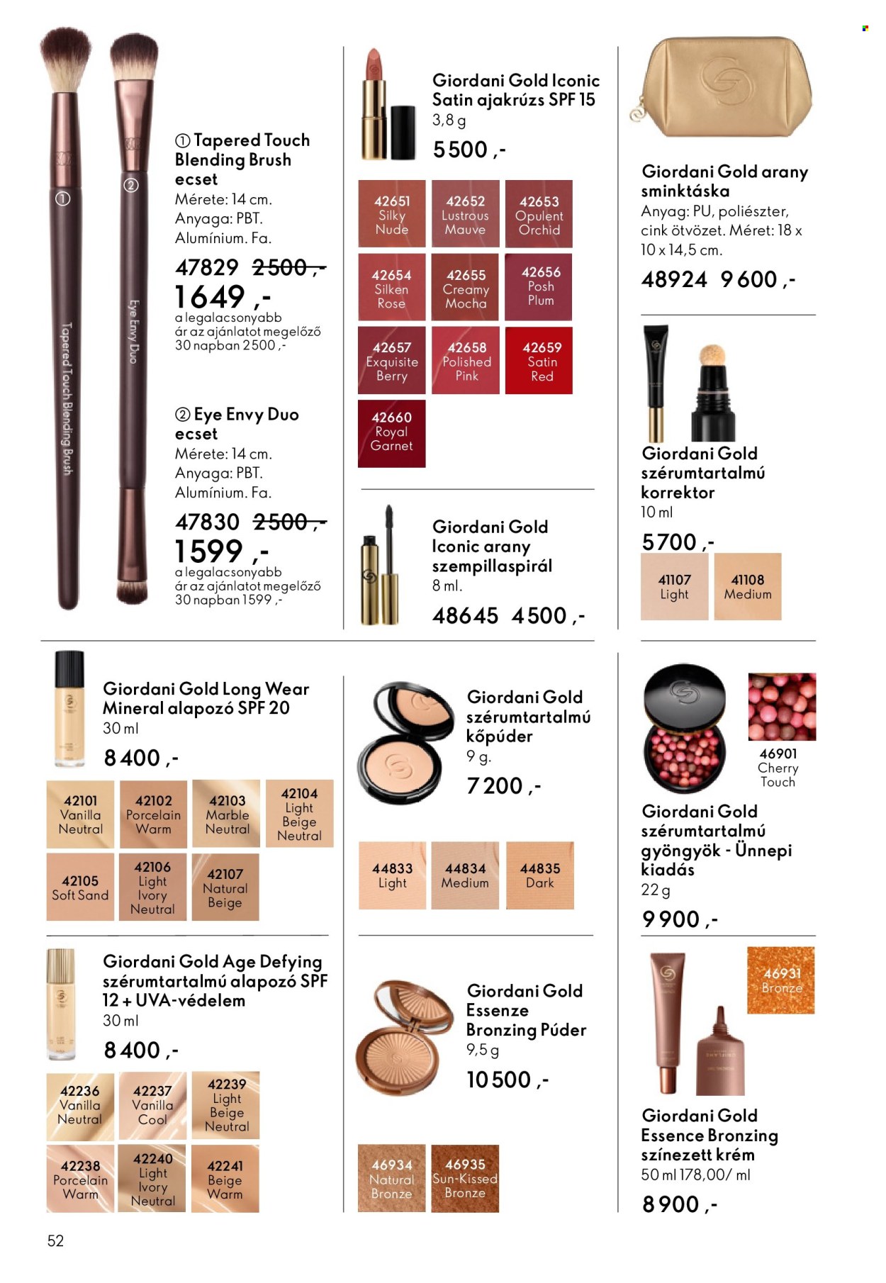 Oriflame akciós újságok - 2026.04.15 - 2026.05.05. Oldal 52
